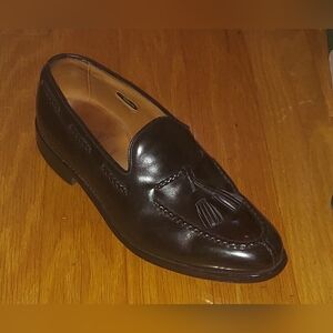 ALLEN EDMONDS PEMBROOKE MEN'S BLACK LEATHER TASSEL LOAFERS SIZE 9 E MADE IN USA